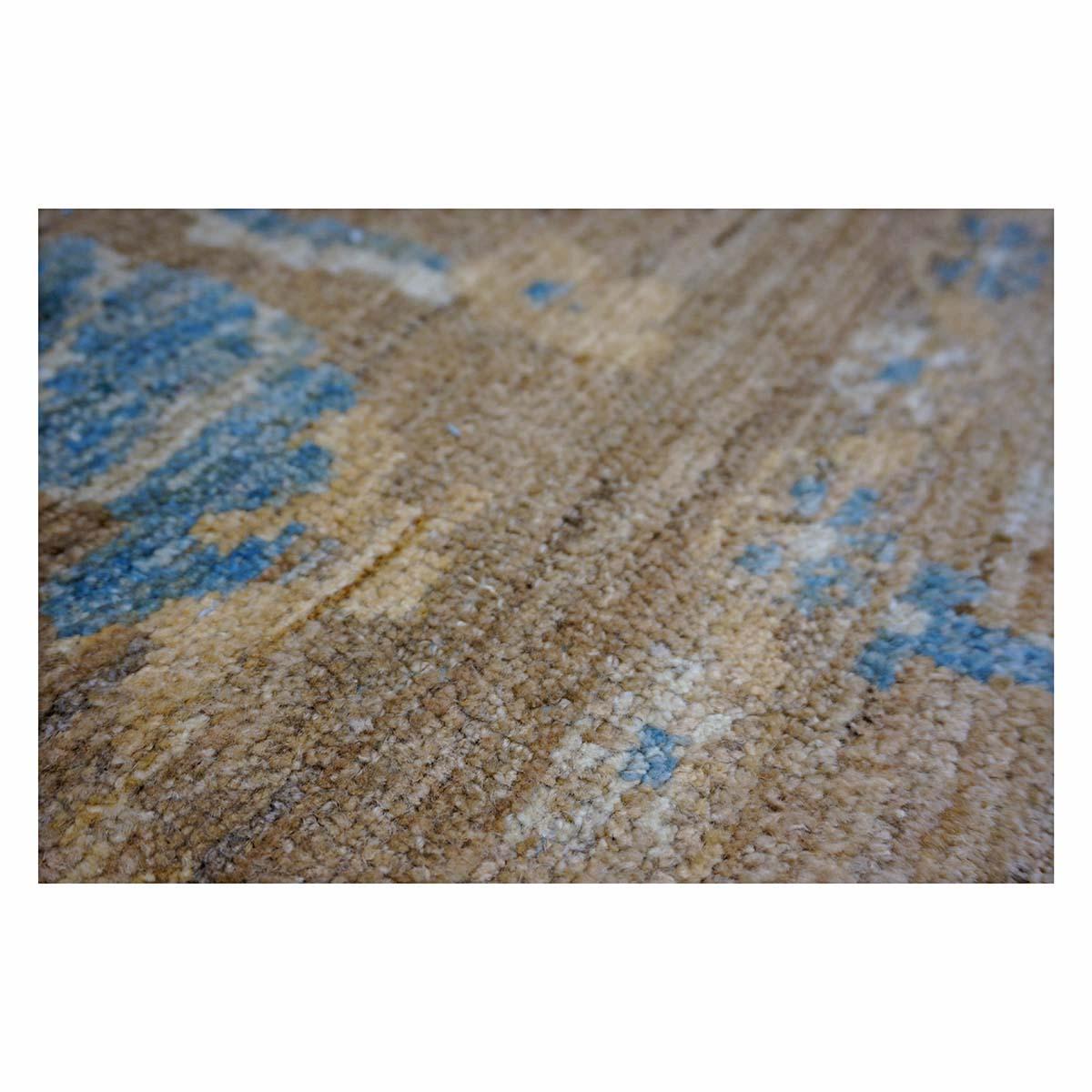 Area Persiana Sultanabad in Lana 10 x 20 Taupe, Avorio e Azzurro fatta a mano (a) Gallery in vendita 11