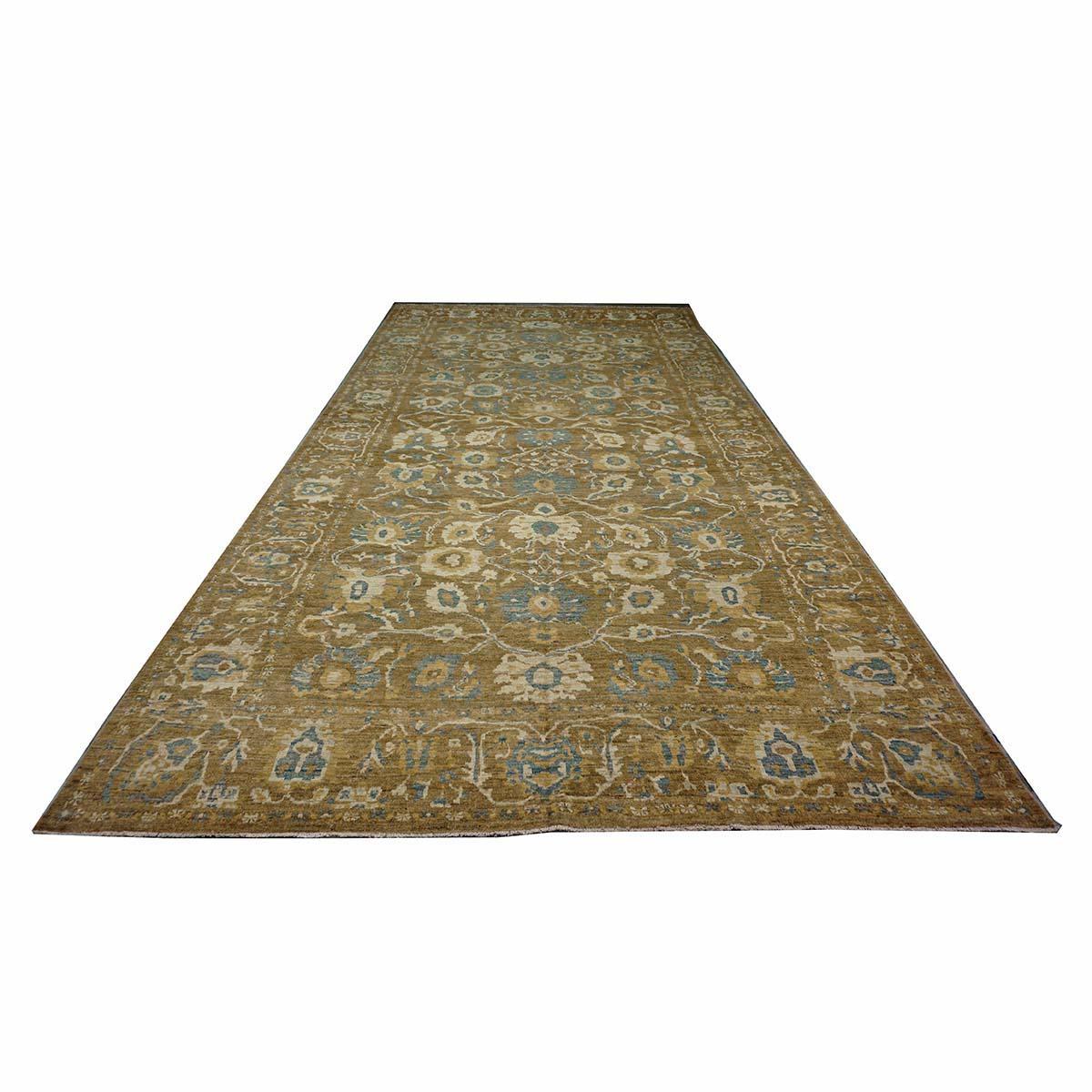 Condizione: Nuovo

Origine: Persia

Design: Sultanabad

Dimensioni effettive: 9.7 x 19.6

Colori: Tan, Avorio, Azzurro, Taupe

Contenuto: Lana