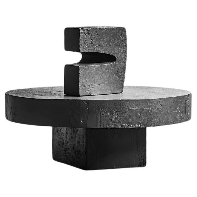 Gallery-Style Unseen Force #5 Solid Oak Table by Joel Escalona, Luxe Decor For Sale