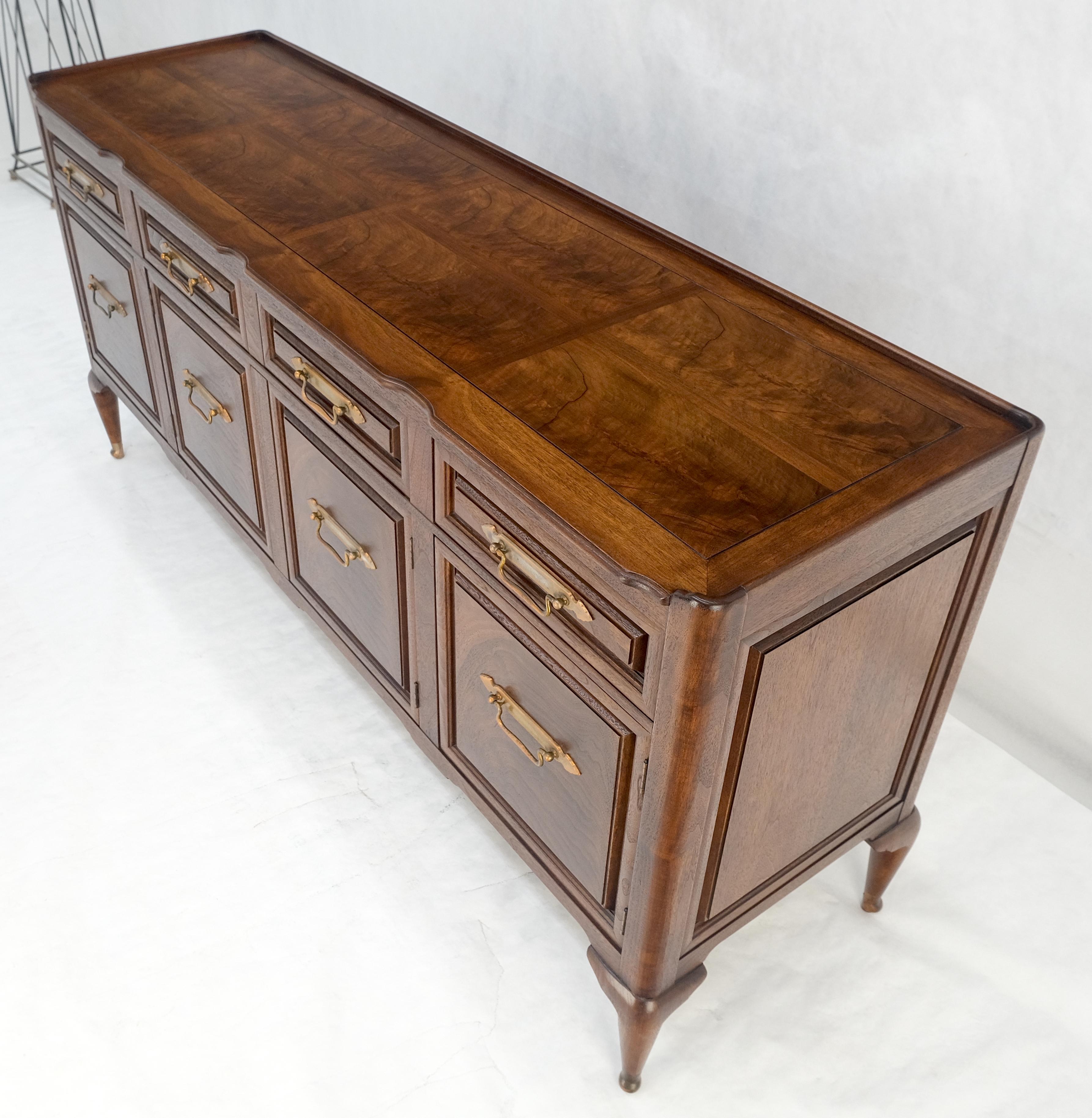 Gallery Top Solid Walnut Raised Panel Dovetail Drawers 66