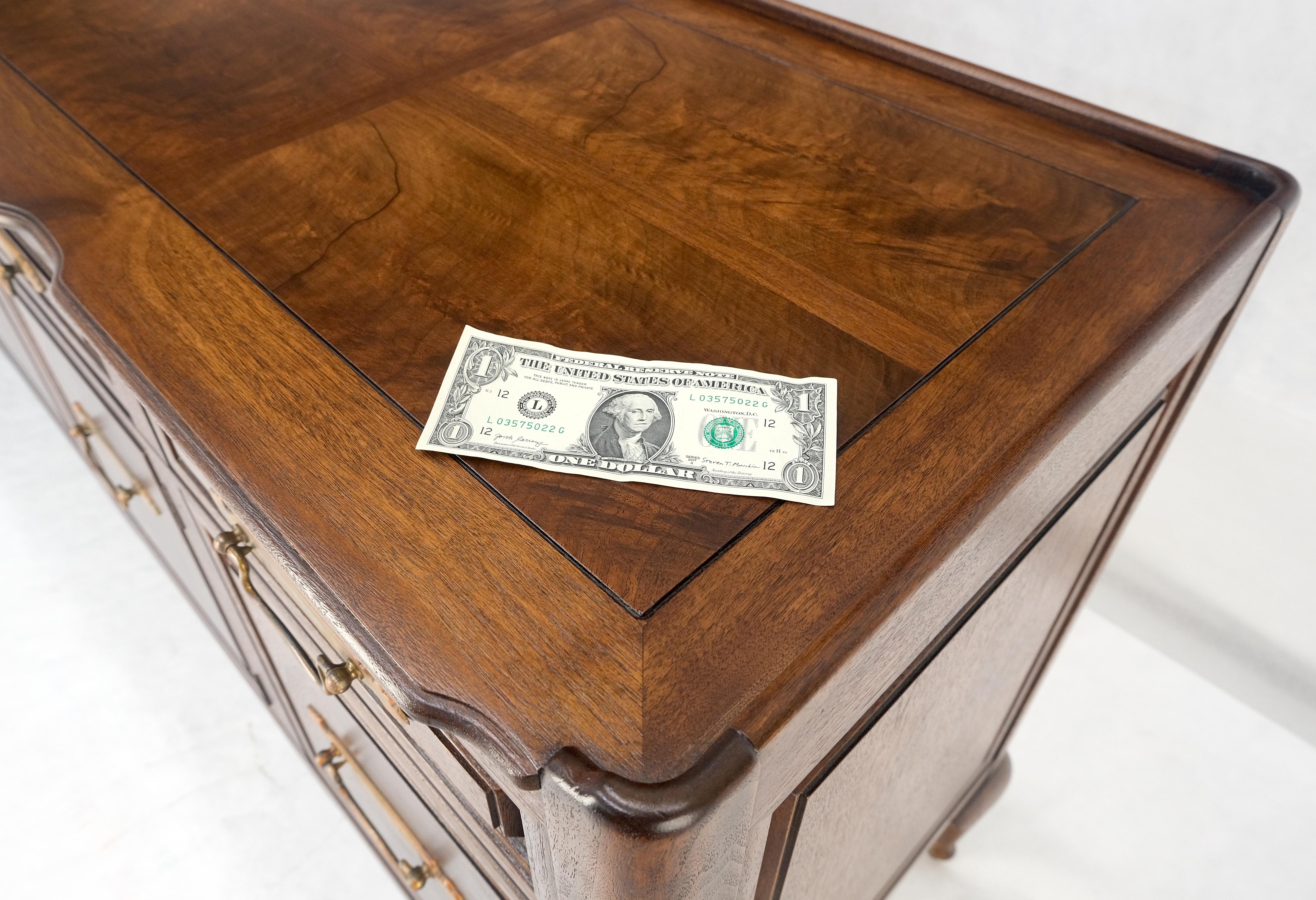 Gallery Top Solid Walnut Raised Panel Dovetail Drawers 66