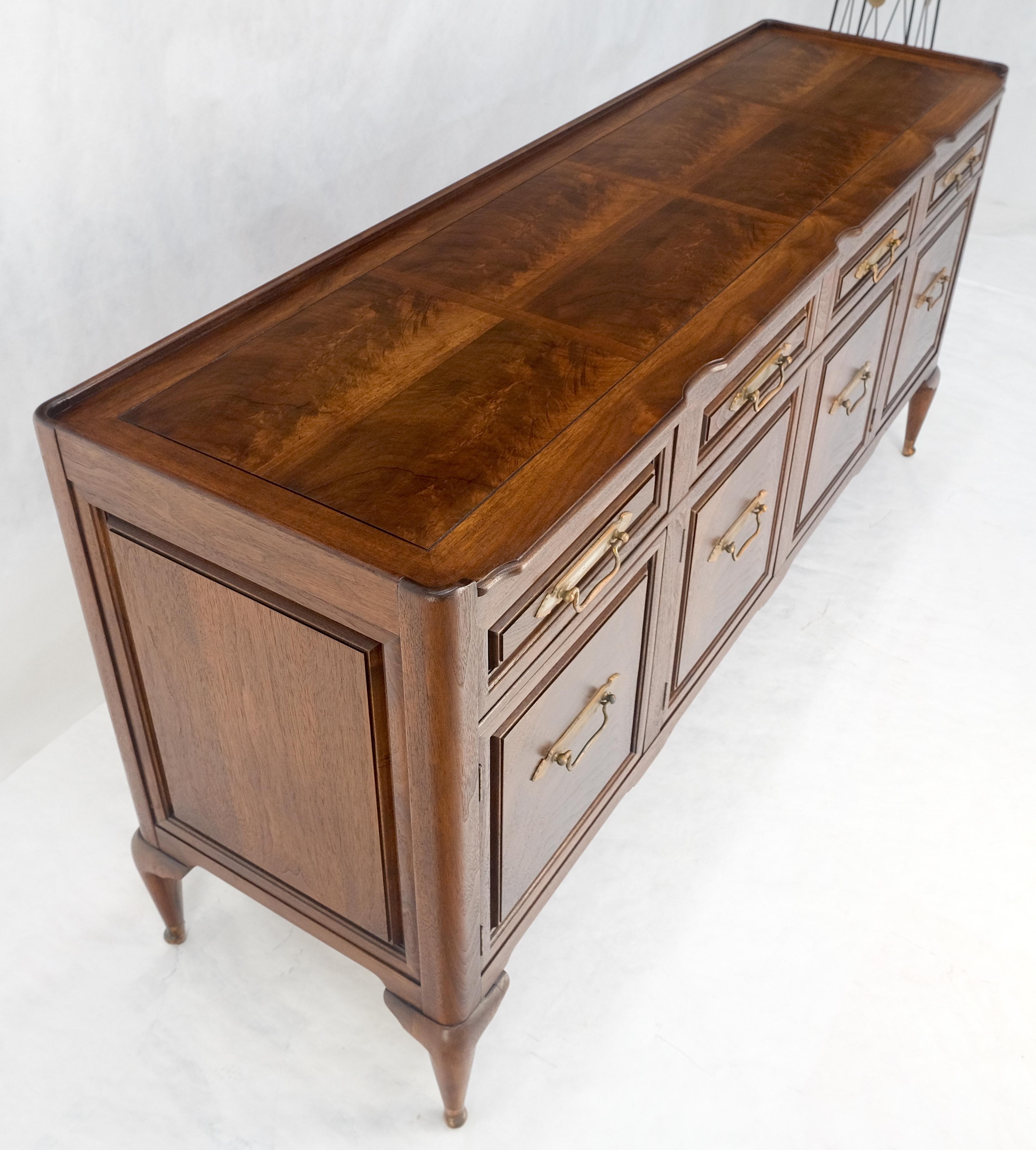 Gallery Top Solid Walnut Raised Panel Dovetail Drawers 66