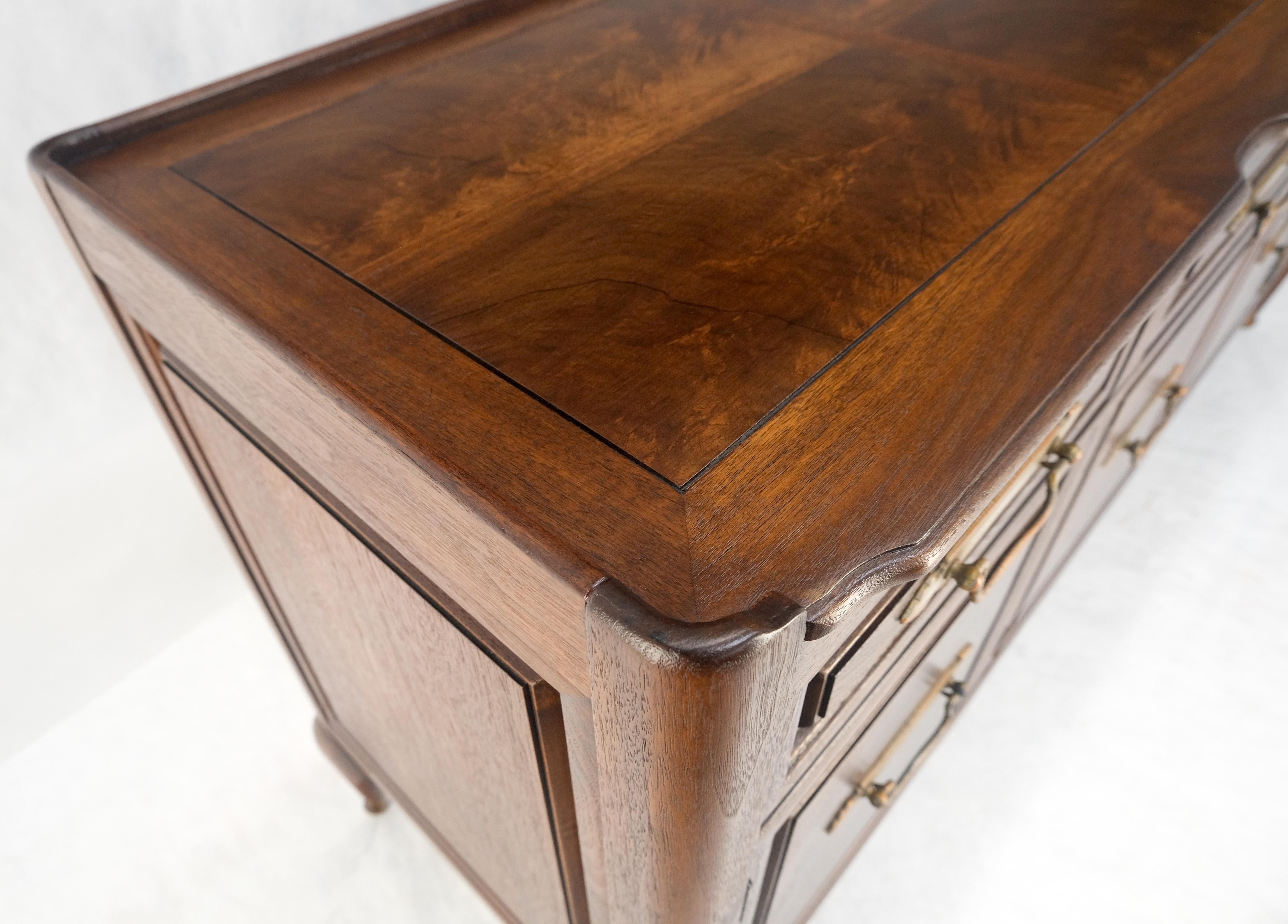 Gallery Top Solid Walnut Raised Panel Dovetail Drawers 66