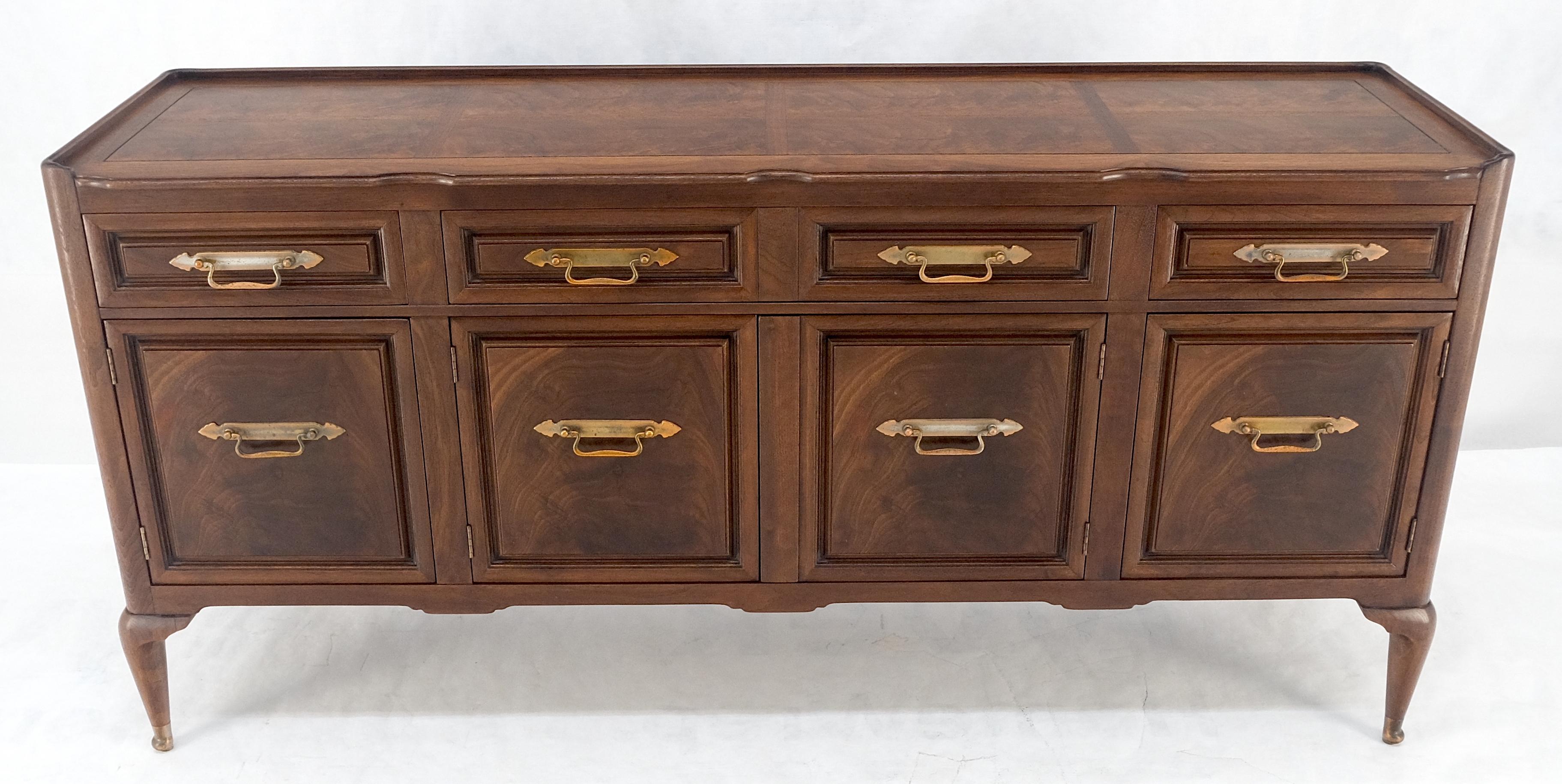 Gallery Top Solid Walnut Raised Panel Dovetail Drawers 66