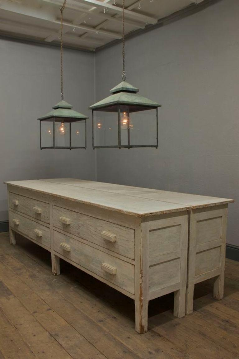 Galley Lantern, a Brass Lantern Inspired by the English Country House Kitchen For Sale 1