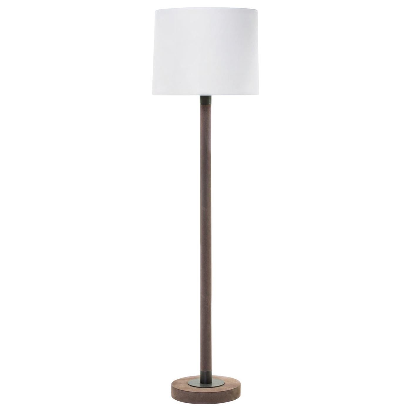 Gallia Bronze-Finished Floor Lamp For Sale