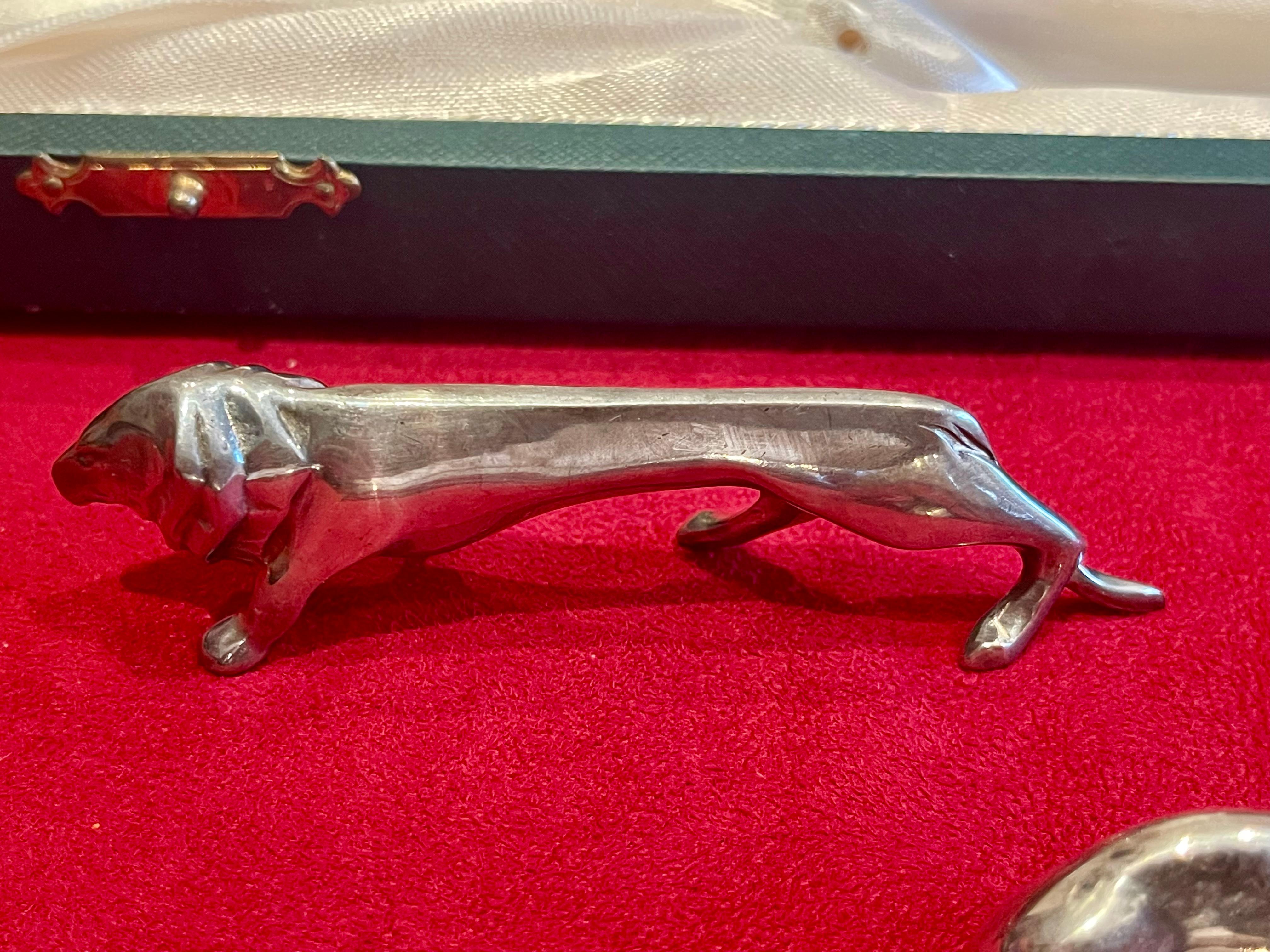 20ième siècle Gallia & Christofle - Set de repose-couteaux 6 pièces en vente