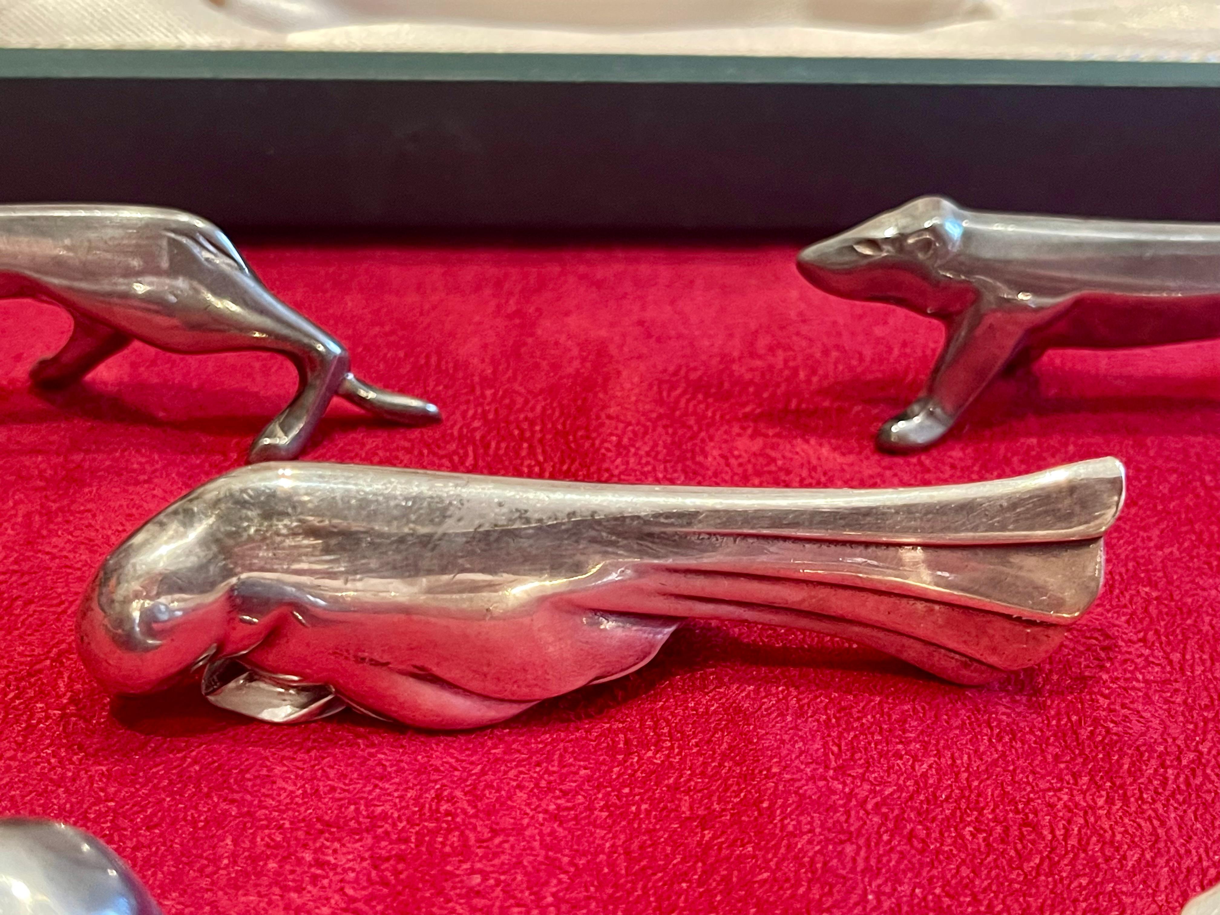 Gallia & Christofle - Set de repose-couteaux 6 pièces en vente 1