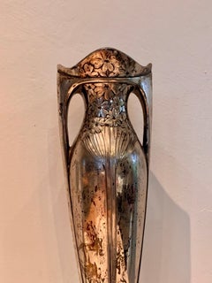 Gallia Christofle Jugendstil Elegant Vase Design Poinçon Maitre