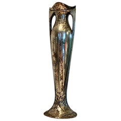 Gallia Christofle Art Nouveau Elegant Vase Design Poinçon Maitre