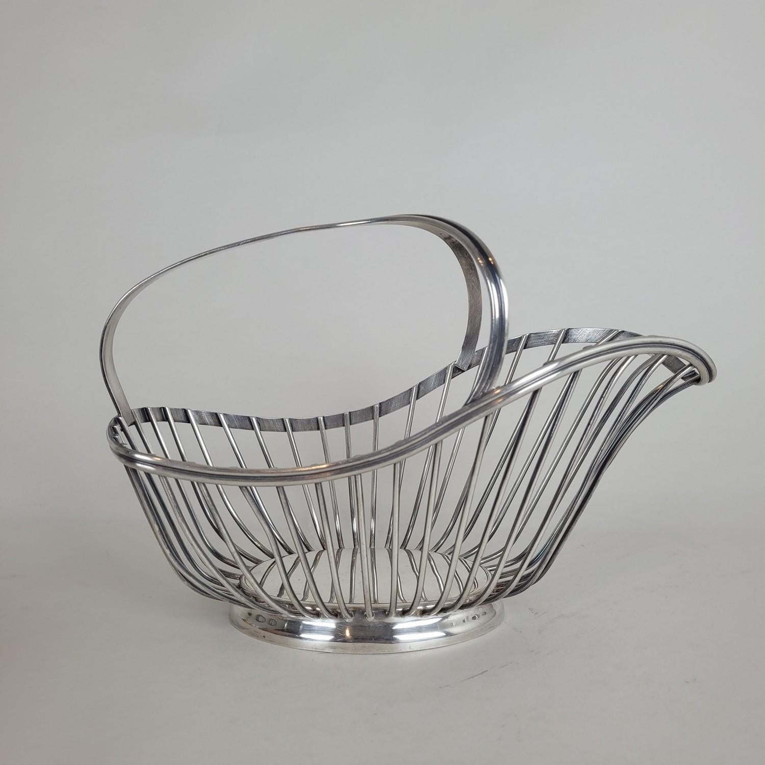 French Gallia / Christofle, Silver Plated Bottle Holder, 20th Century