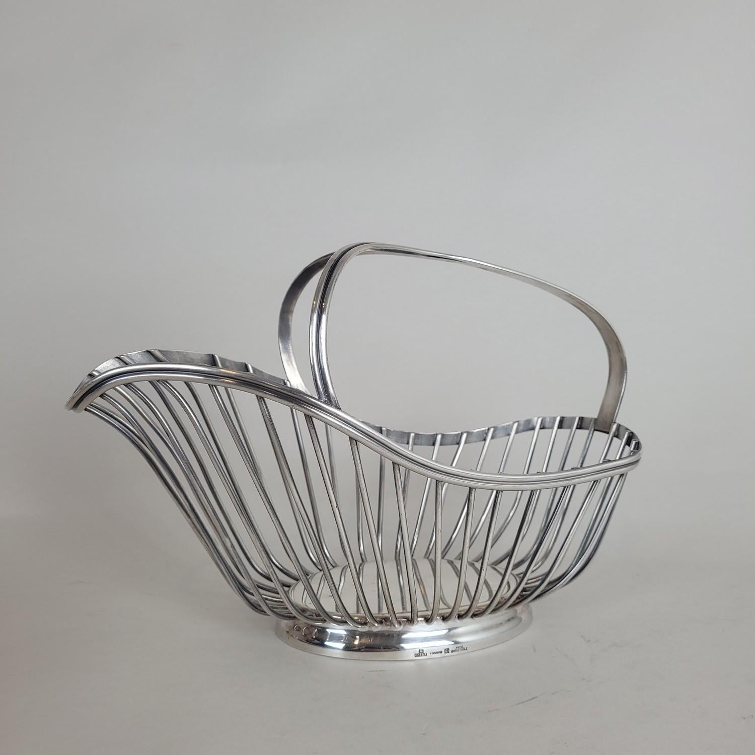 Gallia / Christofle, Silver Plated Bottle Holder, 20th Century In Good Condition In MARSEILLE, FR