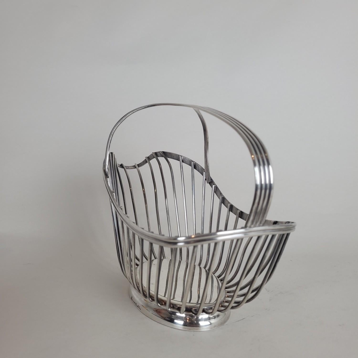 Metal Gallia / Christofle, Silver Plated Bottle Holder, 20th Century