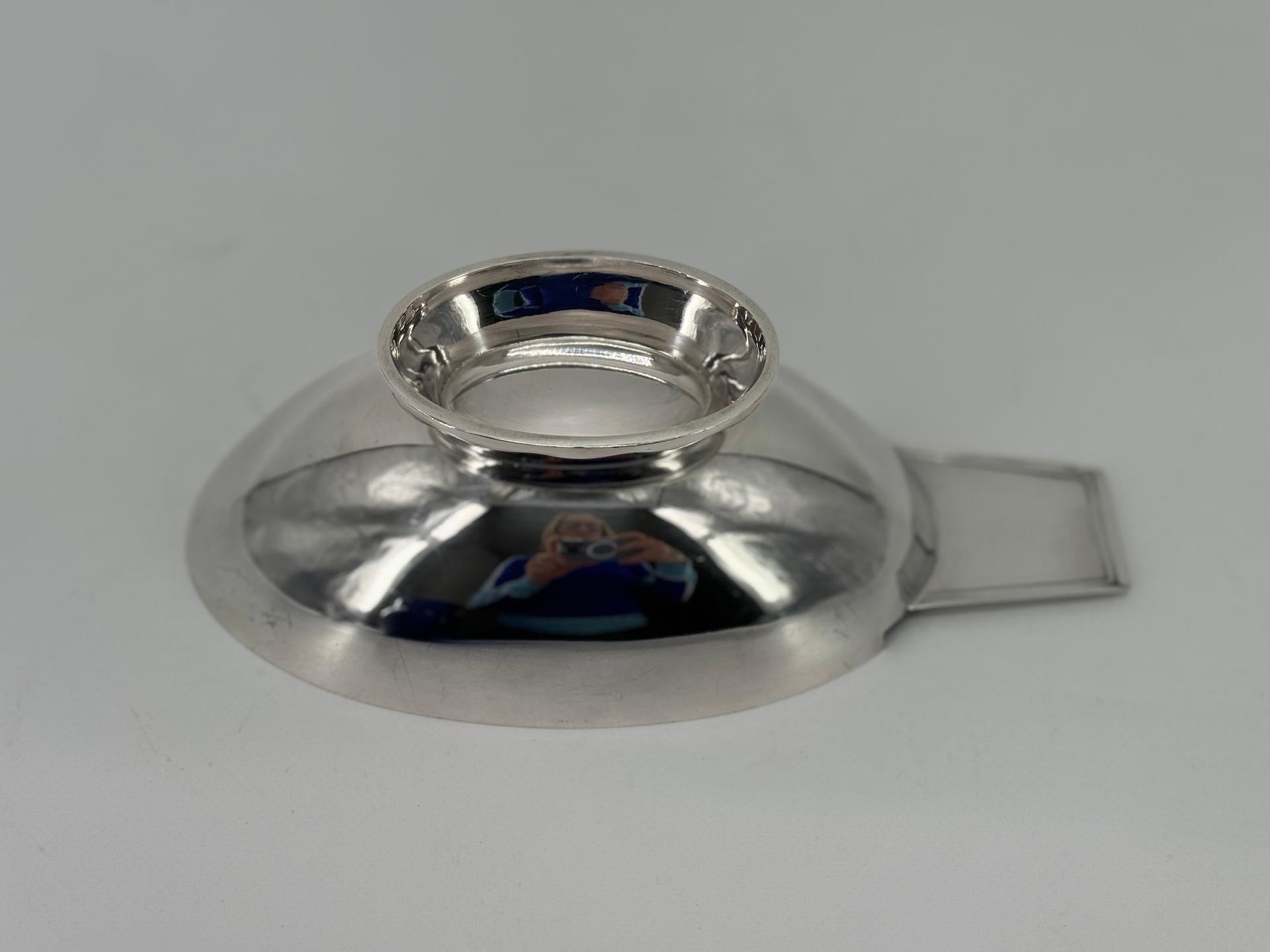 Metal Gallia For Christofle, Silver Plated Gravy Boat ’Swan’ By Christian Fjerdingstad
