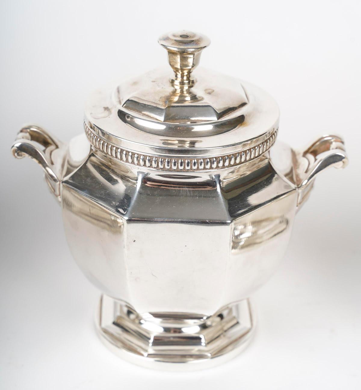 Mid-20th Century Gallia Silver Plated Tea or Coffee Service. For Sale