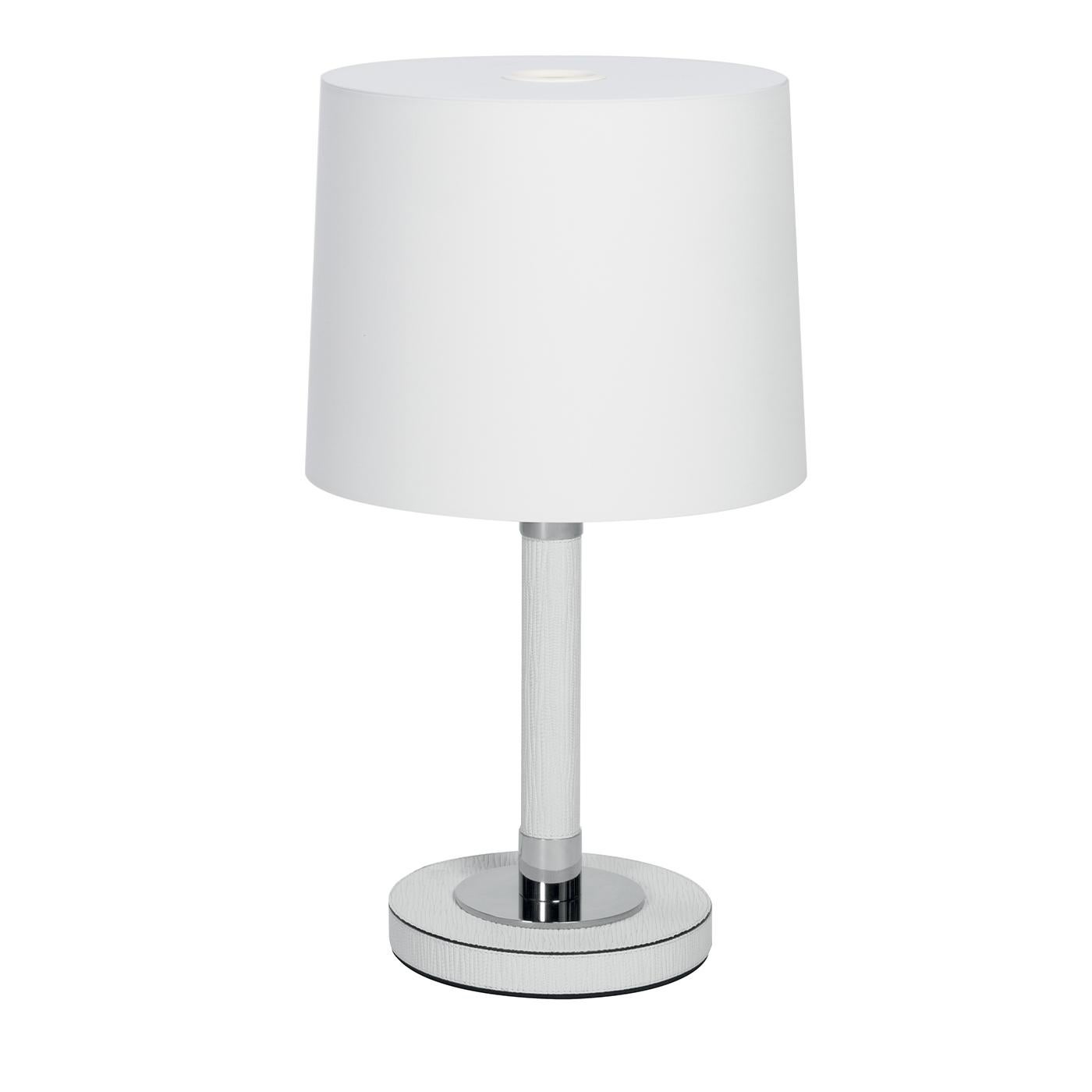 Italian Gallia White Table Lamp For Sale