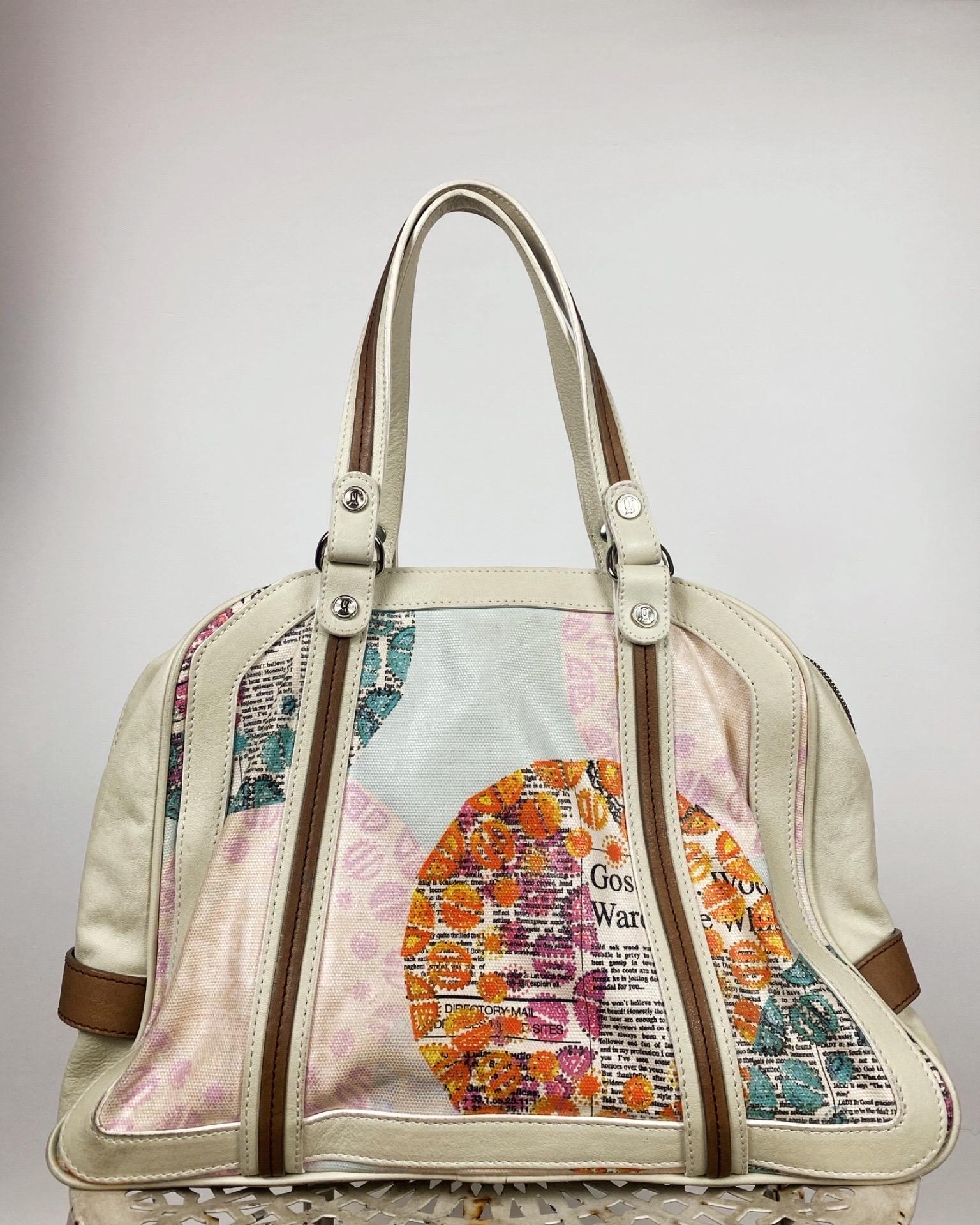 GALLIANO 2000s Newspaper Gazette Shoulder Bag en vente 2