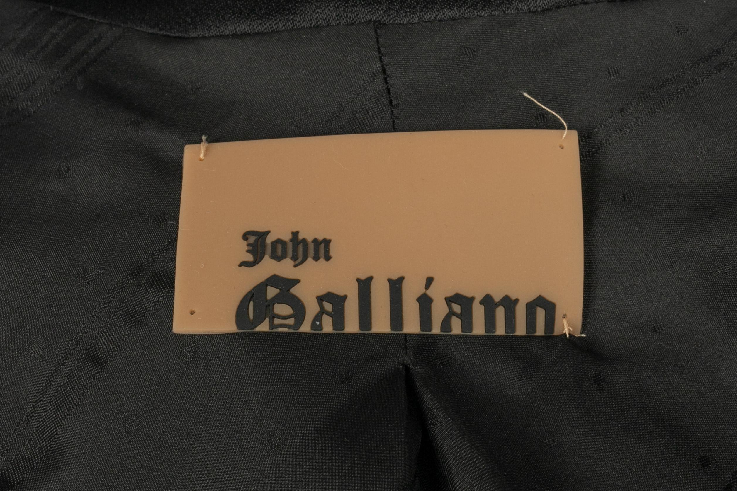 Galliano embroidered jacket For Sale 6