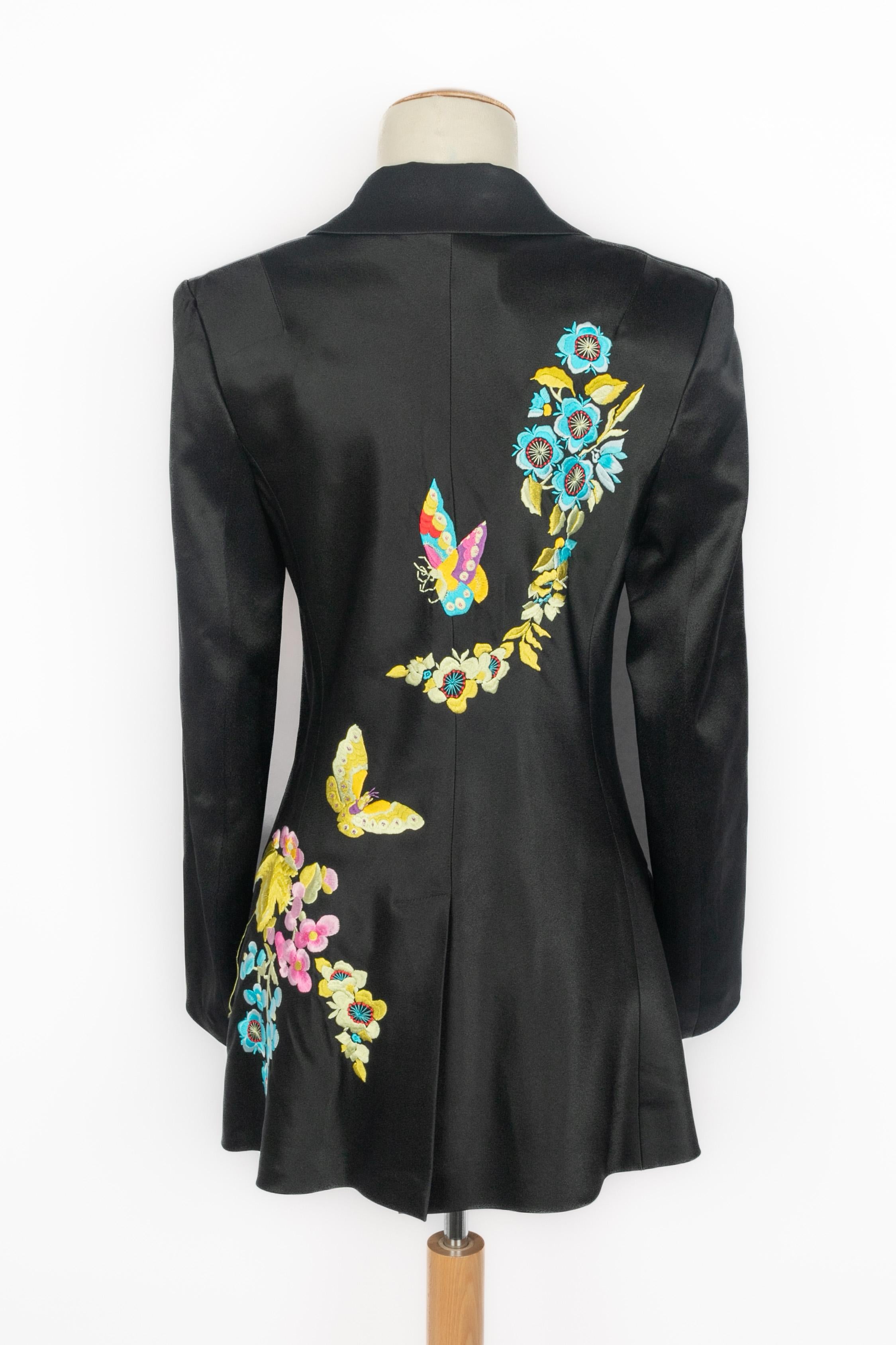 Galliano embroidered jacket For Sale 2