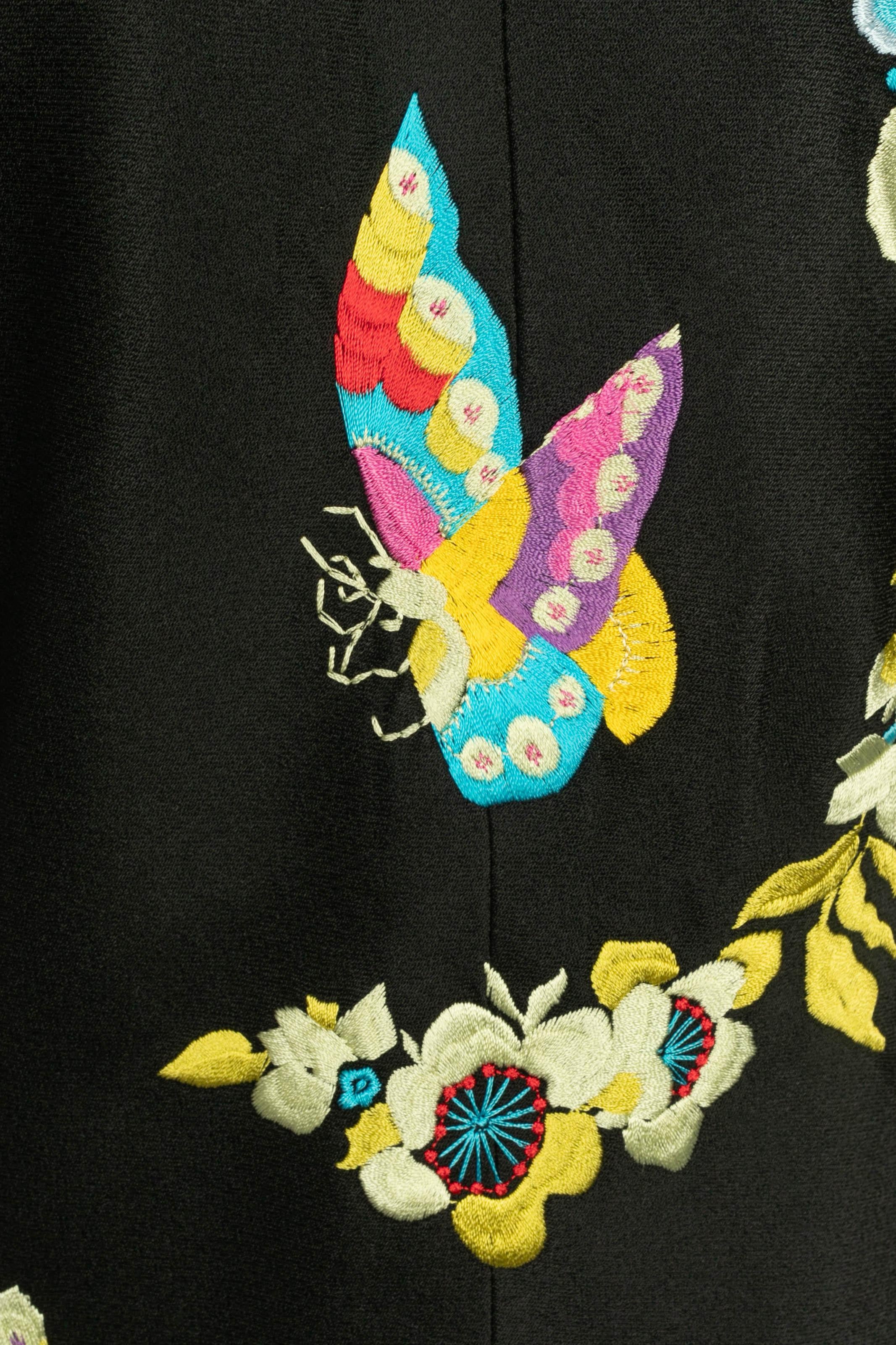 Galliano embroidered jacket For Sale 3