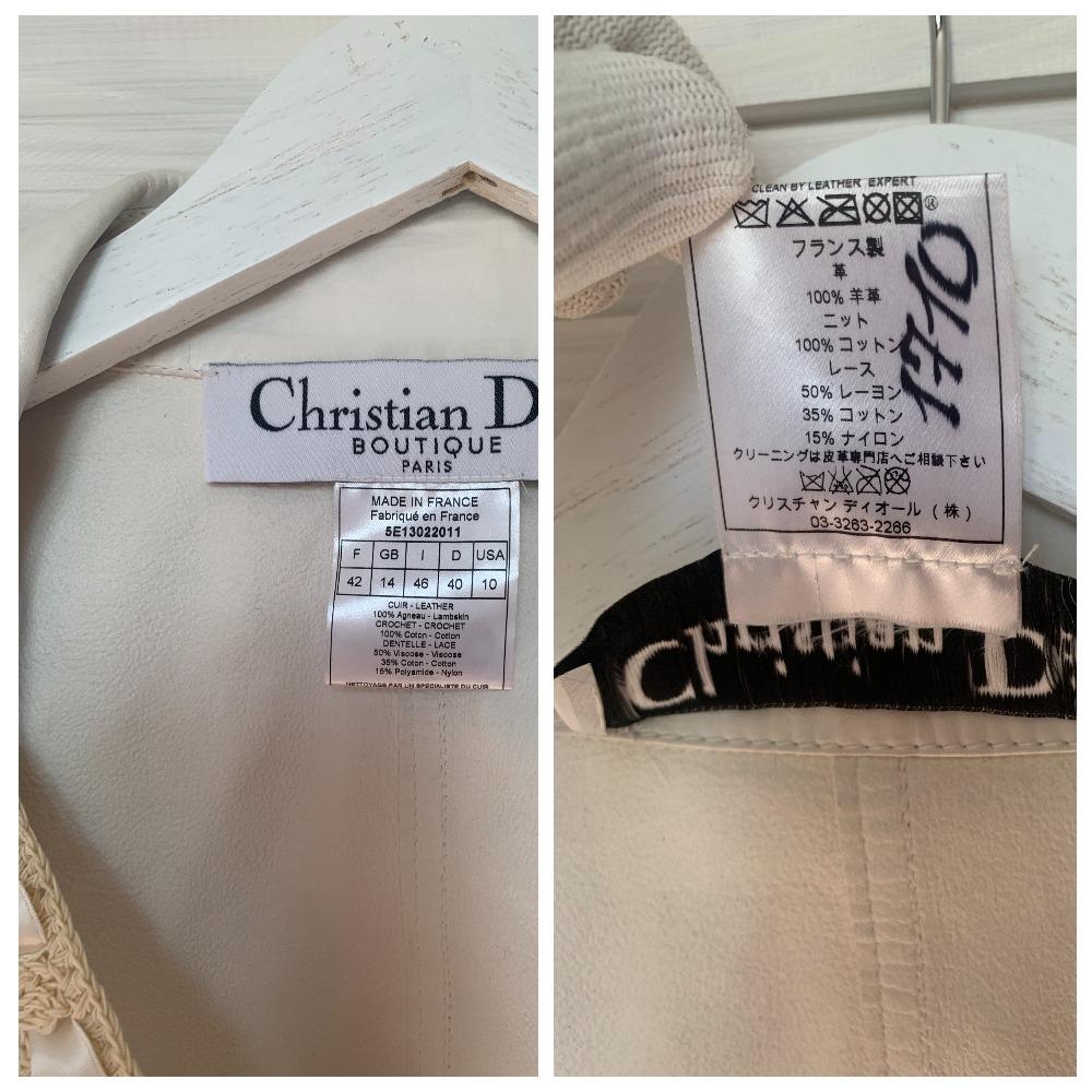 Galliano for Christian Dior leather jacket Spring / summer 2005 7