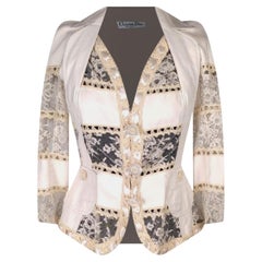Veste en cuir Galliano pour Christian Dior printemps/été 2005