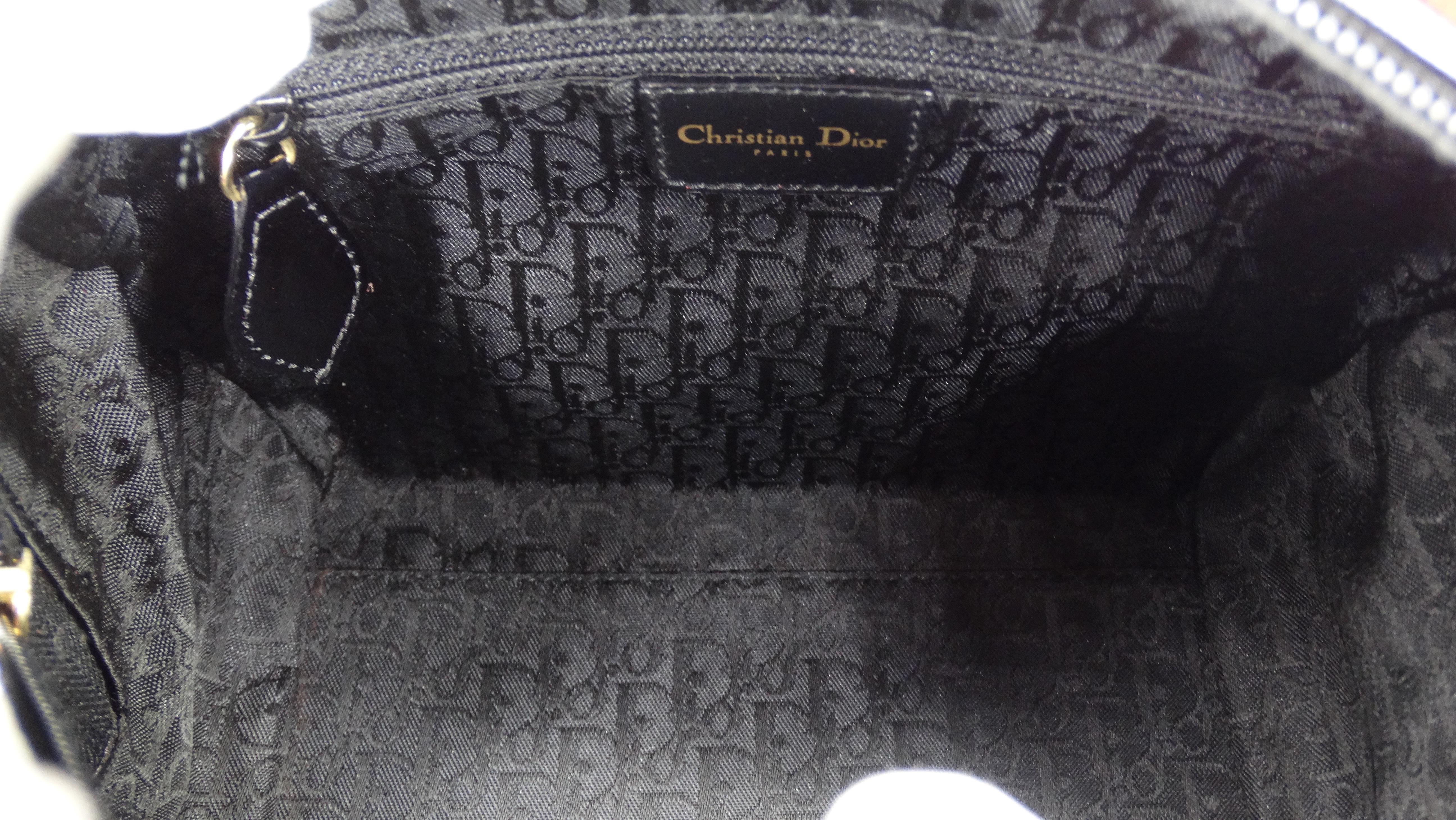 Galliano for Christian Dior Leopard Gambler Dice Bowler Bag In Good Condition In Scottsdale, AZ