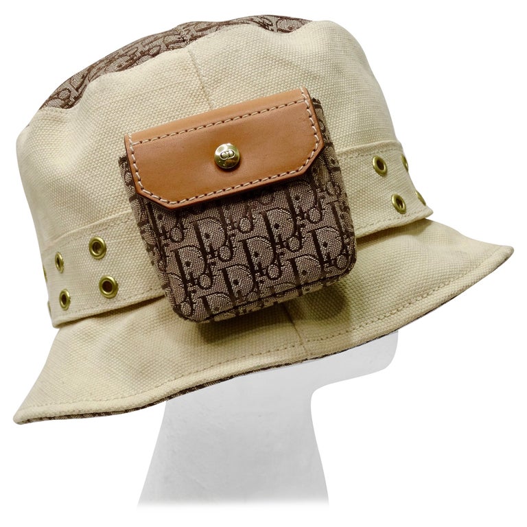 Galliano for Dior 2002 Diorissimo Bucket Hat at 1stDibs
