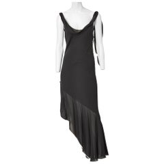 Galliano for Dior Bias Cut Dress with Asymmetric Hem