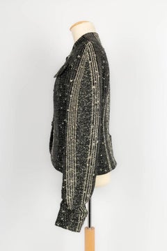 Galliano Grey Wool Jacket