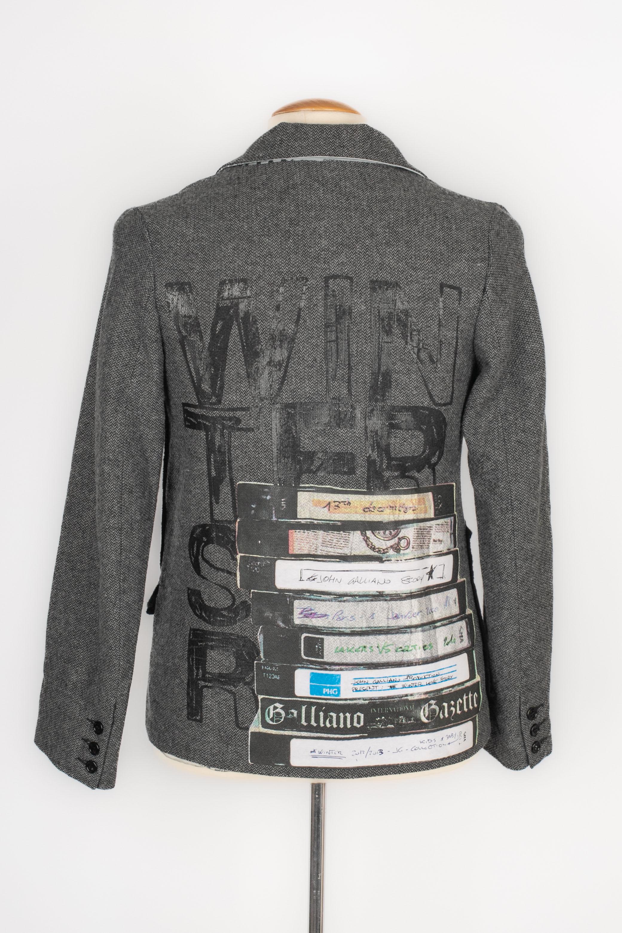 Galliano men jacket In Excellent Condition For Sale In SAINT-OUEN-SUR-SEINE, FR