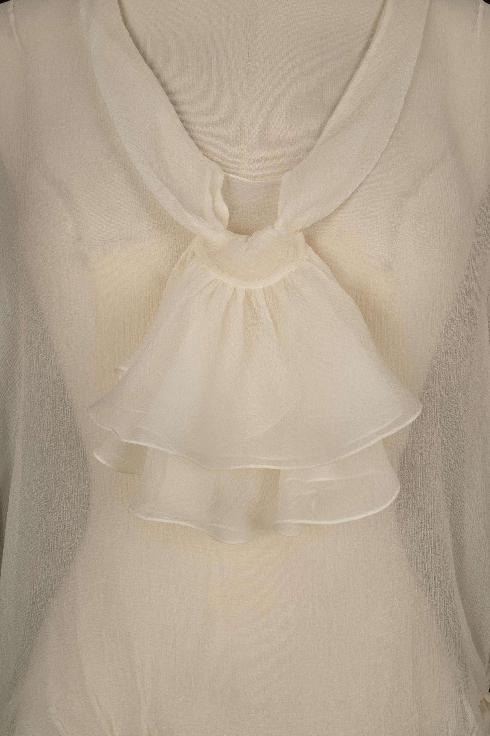 Top en mousseline Galliano 1