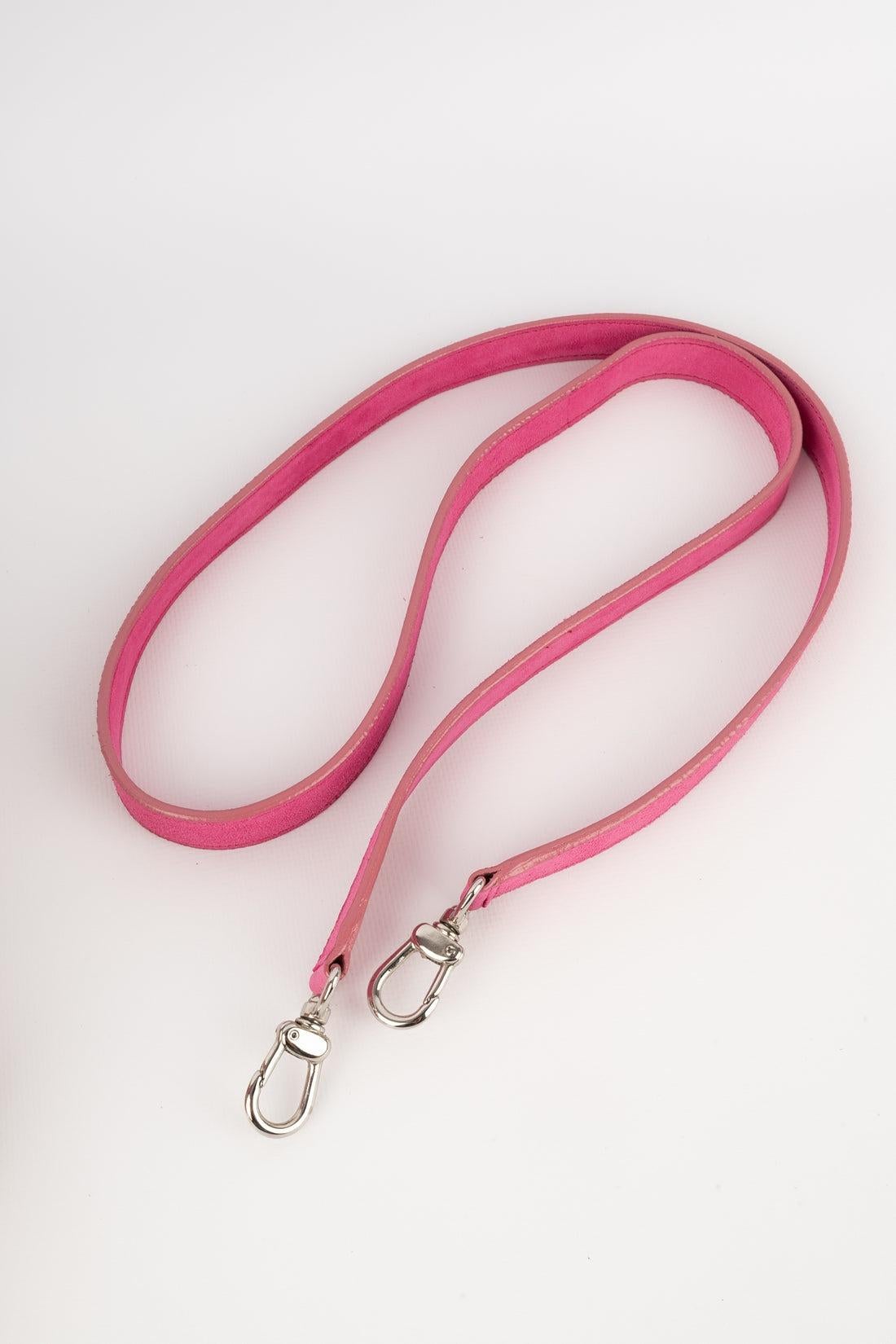 Galliano PVC Bag with Pink Leather For Sale 5