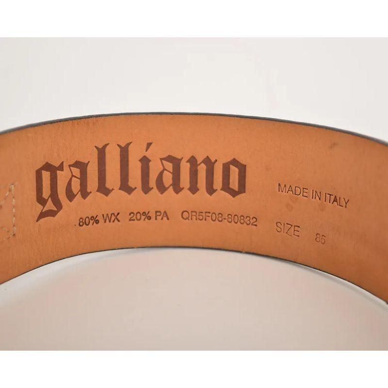 John Galliano Signature Gothic Waist Belt For Sale 1