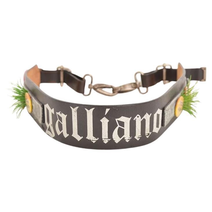 John Galliano Signature Gothic Waist Belt For Sale
