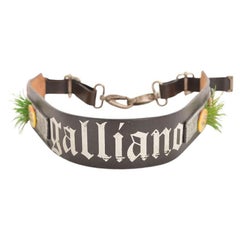 John Galliano Signature Gothic Waist Belt