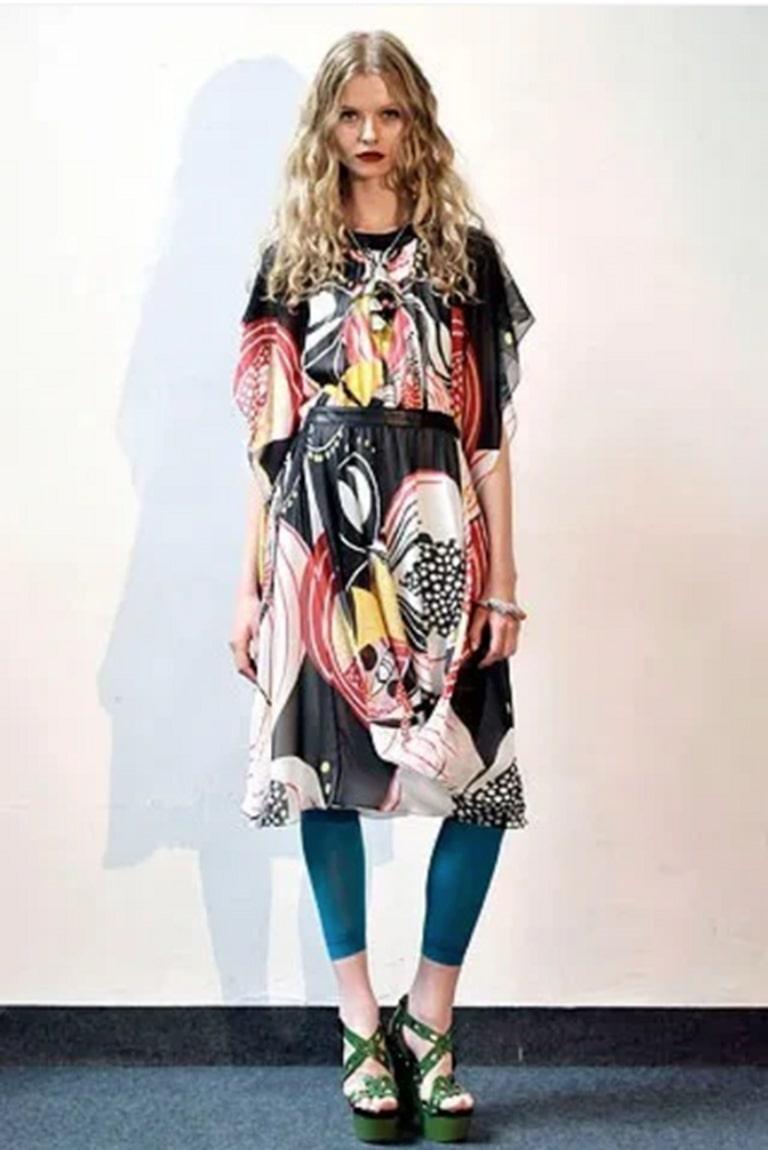 Galliano Silk Bustier Dress Resort, 2009 For Sale 3