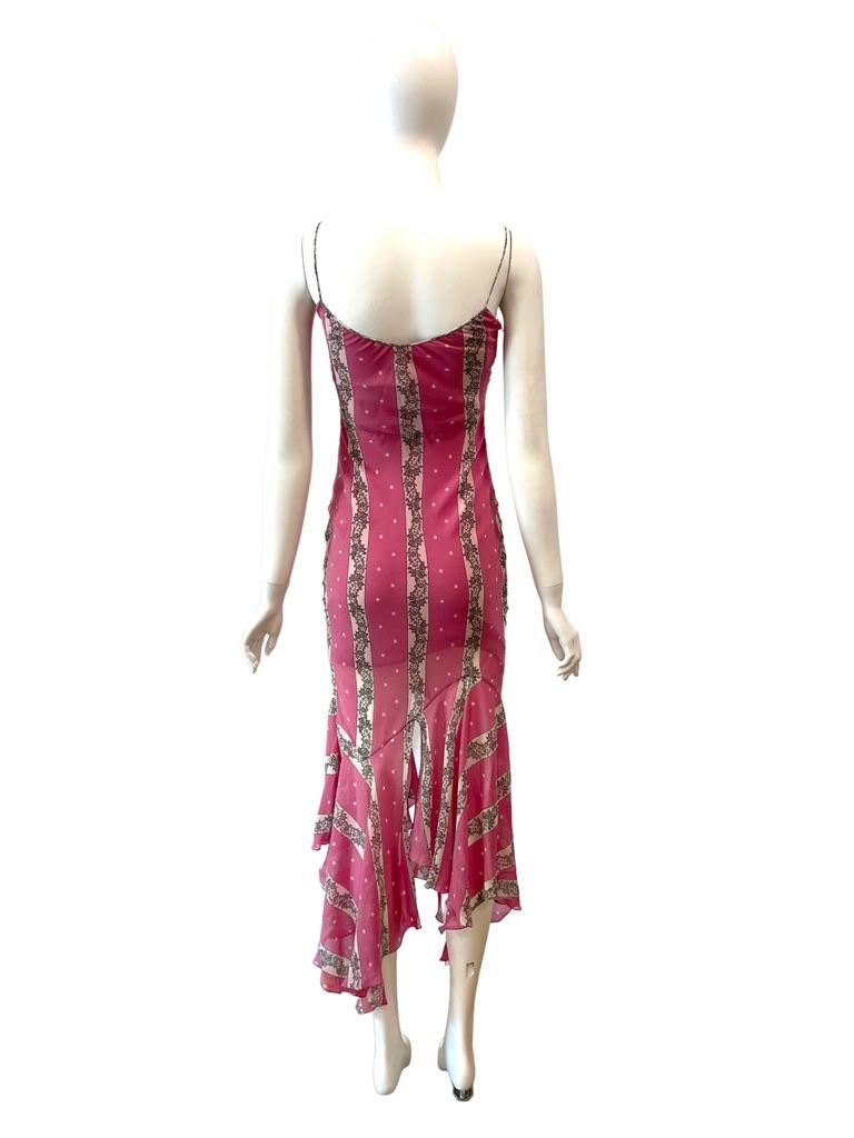 Galliano silk slip dress  In Excellent Condition In Austin, TX