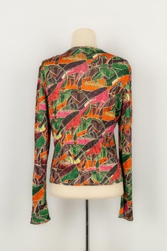 Galliano Top / Twin Set in Multicolored Mesh and Lurex, 2002