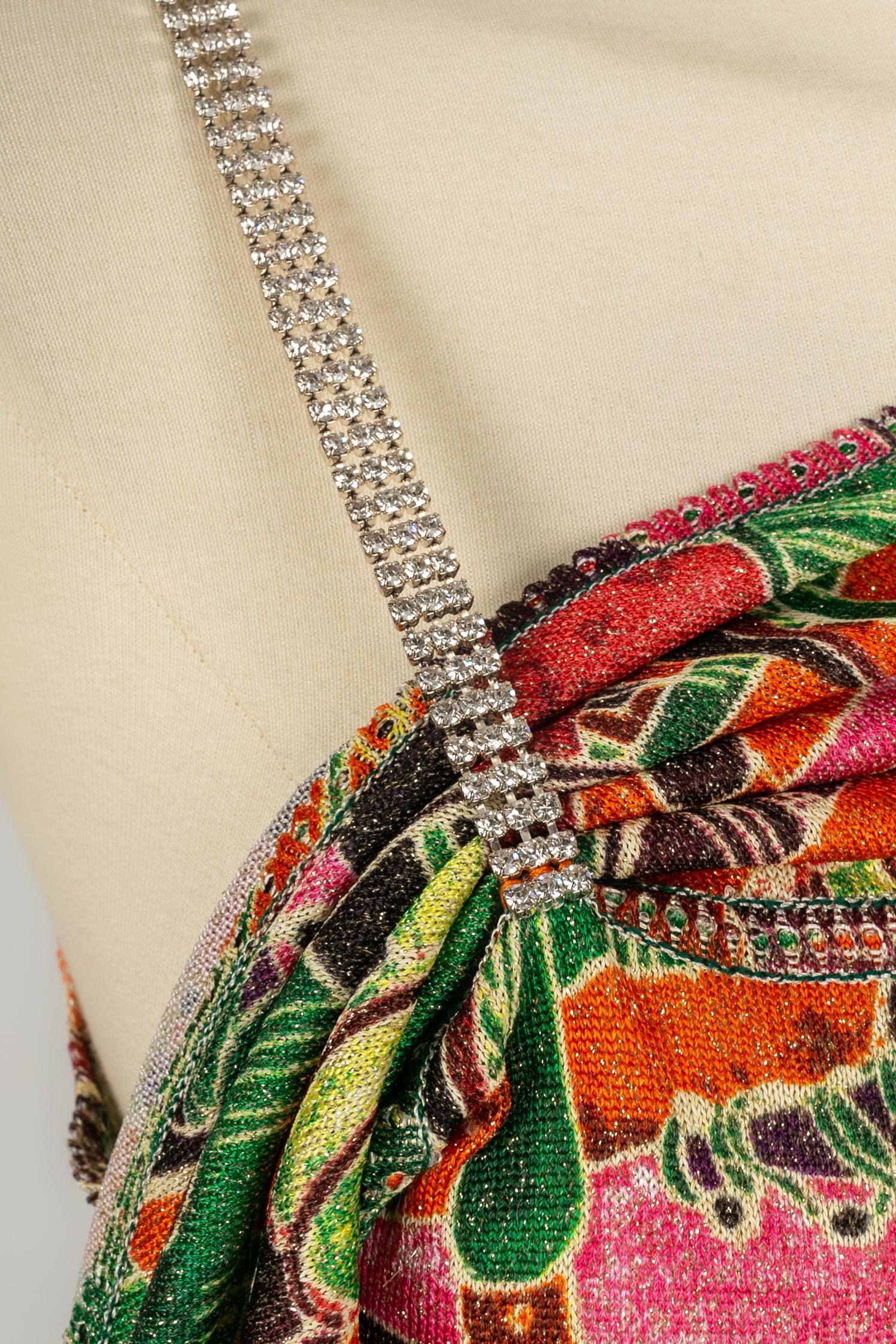 Ensemble jumeau Galliano en maille et lurex multicolore, 2002 en vente 2