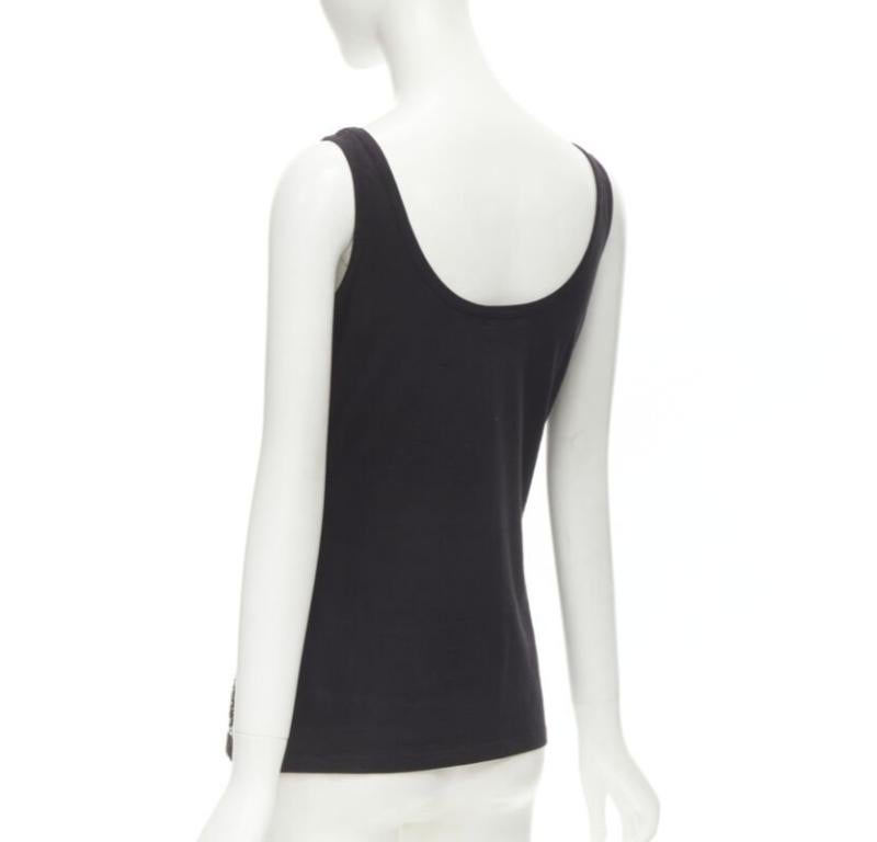 GALLIANO Vintage John Galliano 1 Y2K Tank-Top mit schwarzen und grünen Pailletten, M im Angebot 1