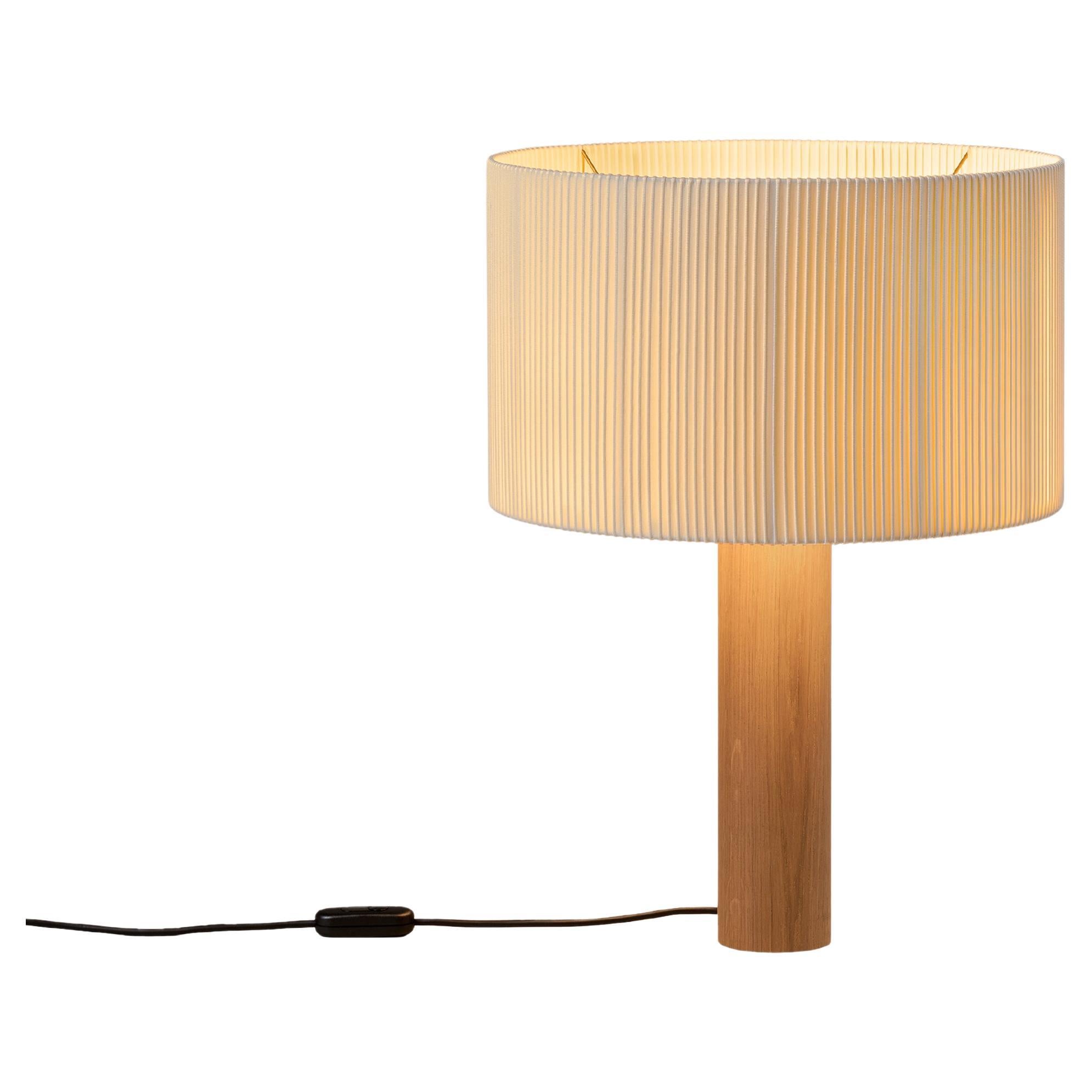 Gallissa 
Moragas
 Table Lamp in Oak Wood 
Natural Cotton for Santa 
Cole