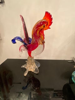 Murano glass rooster - 20th century