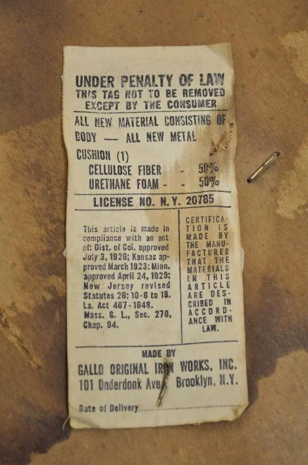 Drehstühle aus Schmiedeeisen im Gallo Salterini-Stil aus der Mitte des Jahrhunderts – ein Paar im Zustand „Gut“ im Angebot in Philadelphia, PA