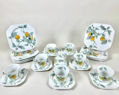 Gallo Tea Set "Lombardia Apricot" - Vintage 23 Pieces