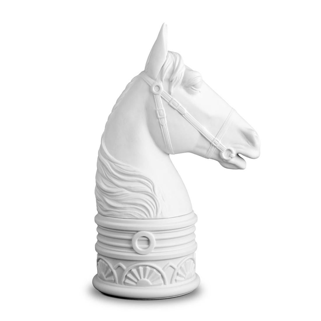 Gallop Set of 2 Bookends in Porcelain For Sale 1
