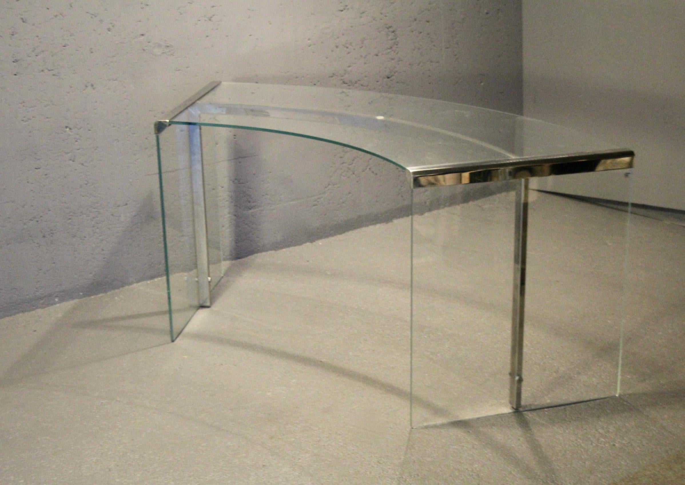 Gallotti & Radice Glasschreibtisch Präsident Italien 4 Artikel im Zustand „Gut“ im Angebot in grand Lancy, CH