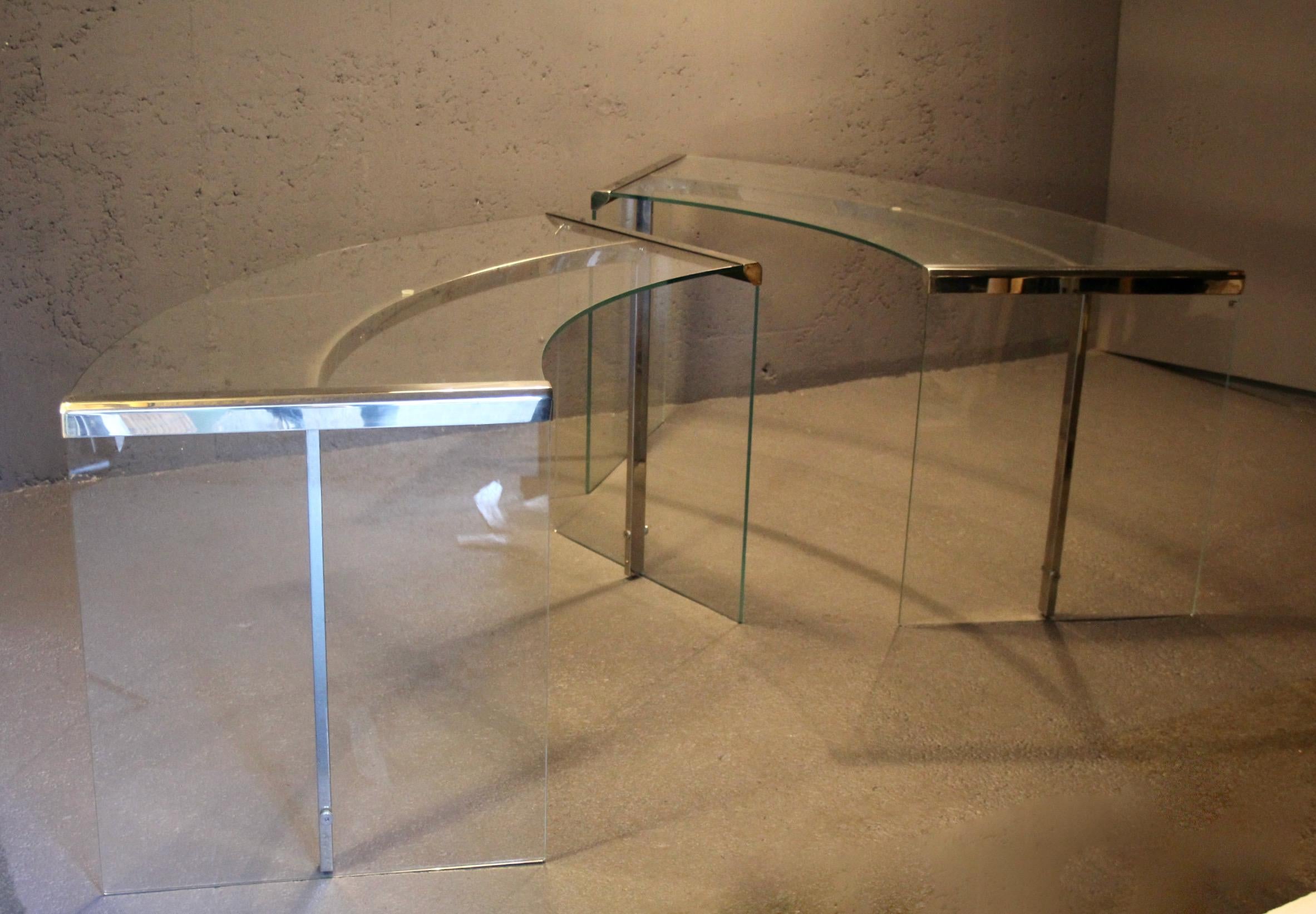 Gallotti & Radice Glasschreibtisch Präsident Italien 4 Artikel im Angebot 2