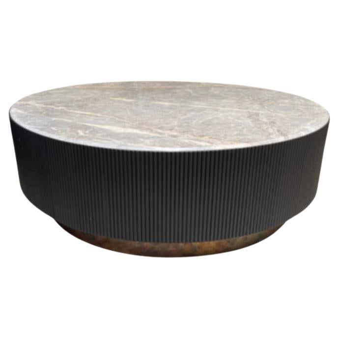 Tavolino in marmo rotondo Gallotti & Radice Nori