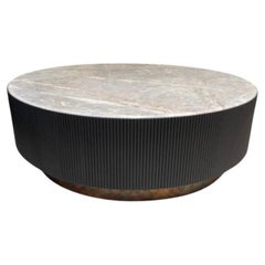 Tavolino in marmo rotondo Gallotti & Radice Nori